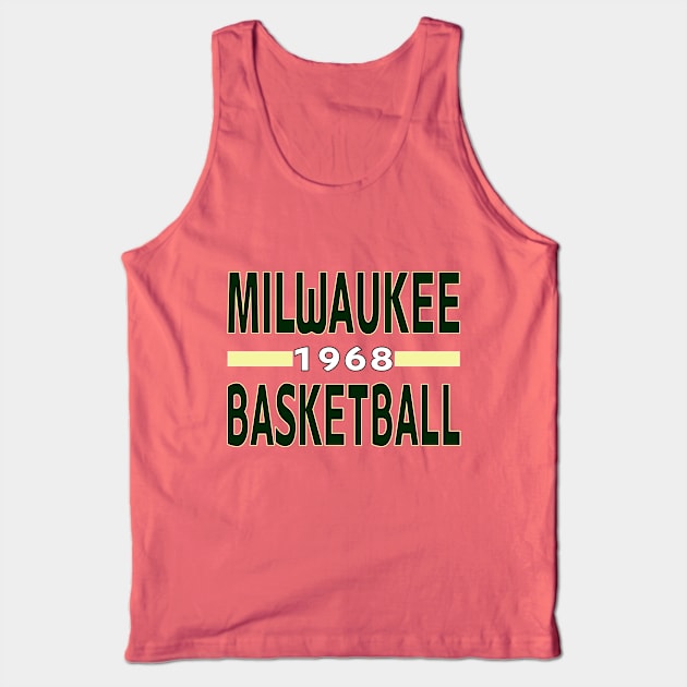 Milwaukee Basketball Classic Tank Top by Medo Creations